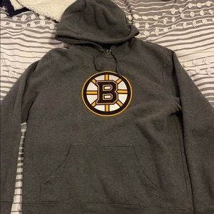 Grey Boston bruins hoodie